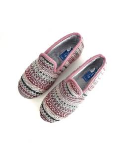 Vista superior zapatillas Garrido Muro mujer rosa