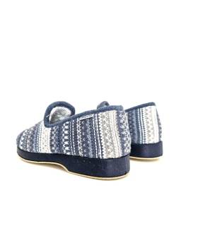 Zapatillas Garrido Muro mujer azul vista trasera