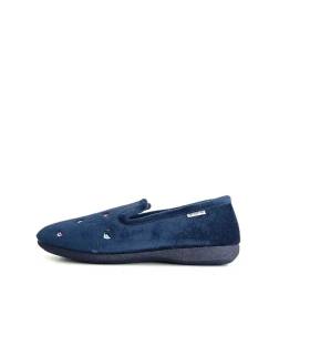 Perfil zapatillas casa Garrido Muro azul
