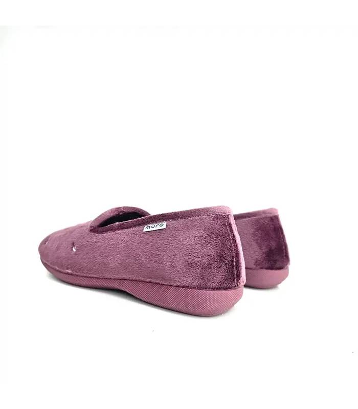 Zapatillas Garrido Muro malva vista trasera