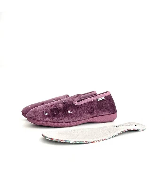 Plantilla extraíble zapatillas Garrido Muro malva