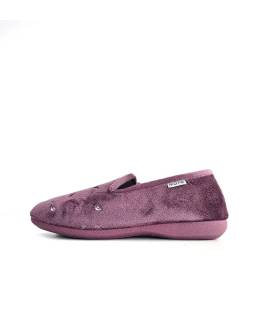 Perfil zapatillas Garrido Muro mujer malva
