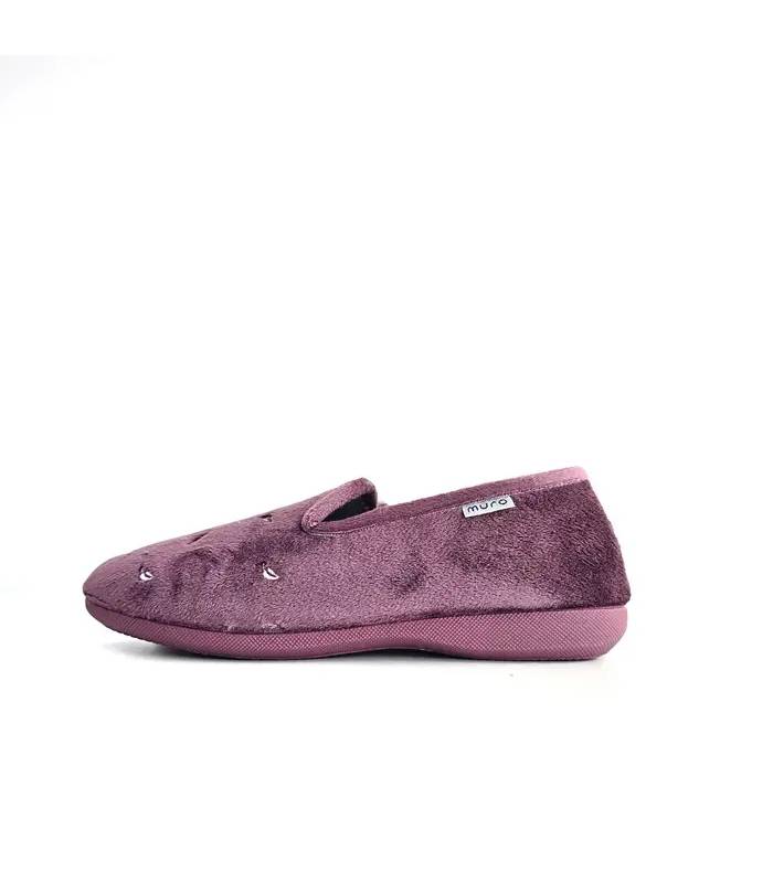 Perfil zapatillas Garrido Muro mujer malva