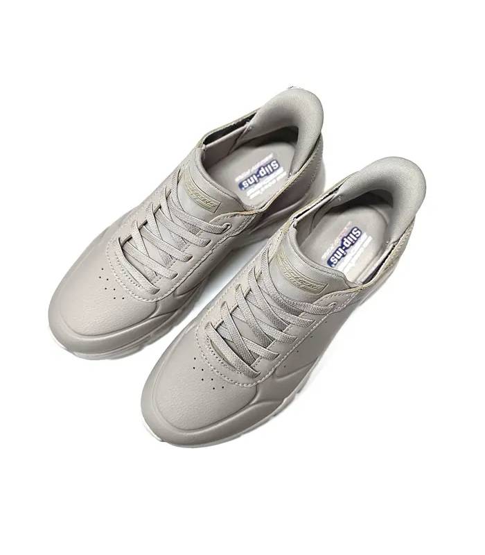Skechers Slip-ins mujer beige vista superior