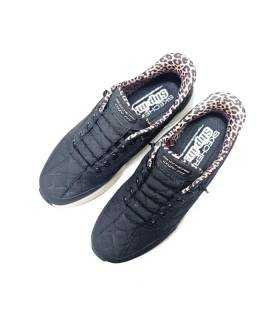 Vista superior Skechers Slip-ins mujer negras