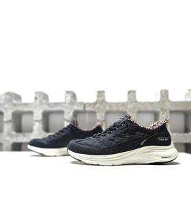 Skechers Slip-ins negras mujer Leopard Dream lateral