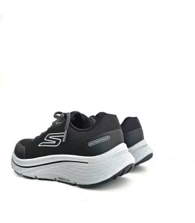 Zapatillas Skechers mujer waterproof negras vista trasera