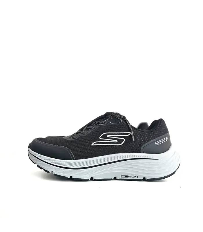 Zapatillas Skechers mujer impermeables negras perfil