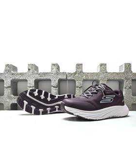 Suela Skechers waterproof mujer color burdeos