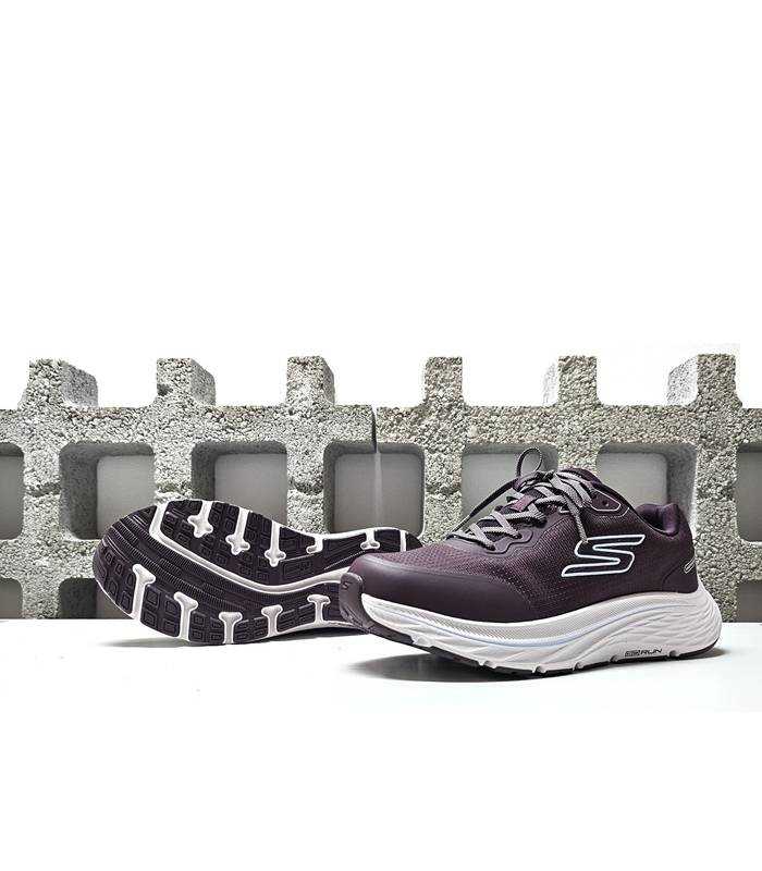 Suela Skechers waterproof mujer color burdeos