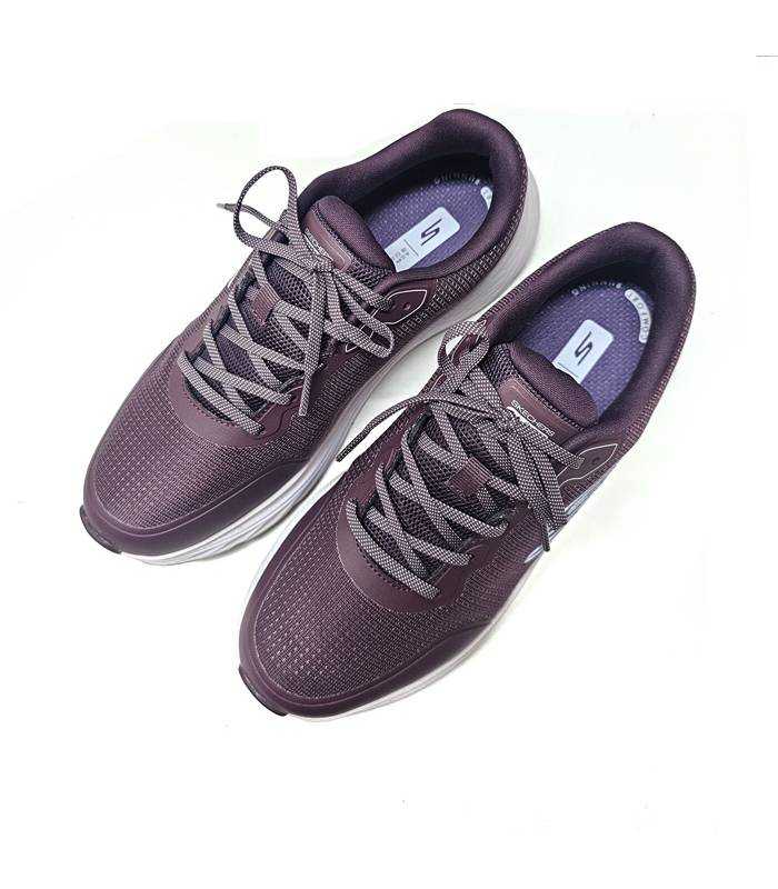 Vista superior Skechers GO RUN mujer burdeos