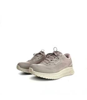 Skechers Essential Look mujer beige vista frontal
