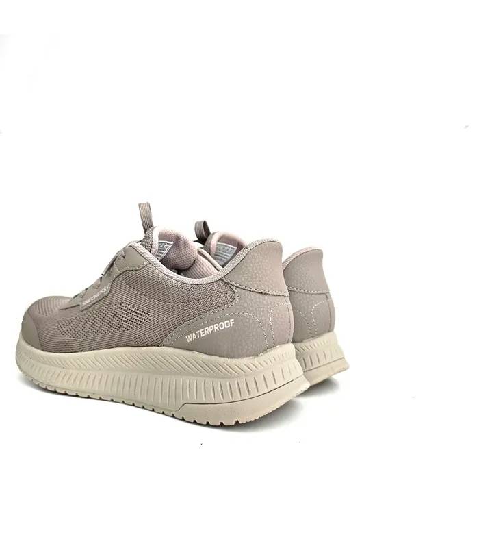 Skechers BOBS Essential Look beige vista trasera