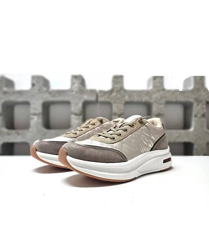 Zapatillas Doctor Cutillas mujer beige vista frontal