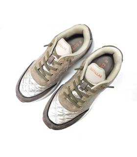 Vista superior zapatillas Doctor Cutillas beige