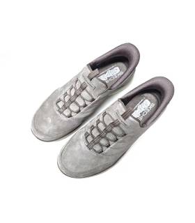 Zapatillas Skechers mujer taupe vista superior