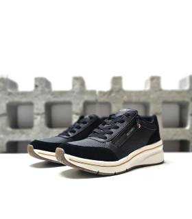 Zapatillas Skechers mujer cuña Billion Flex negras