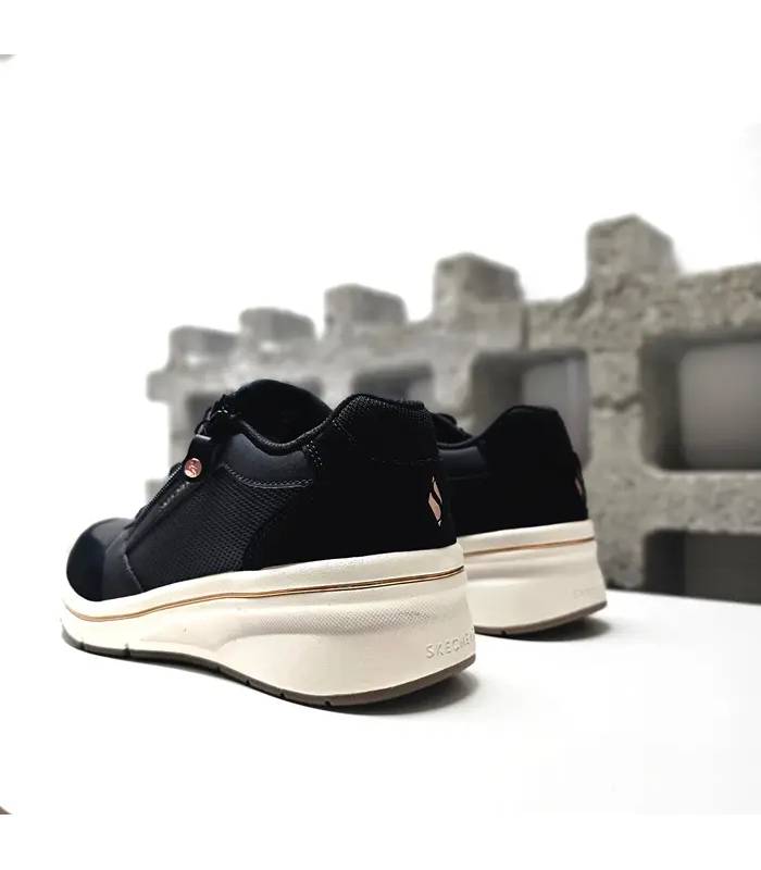 Vista trasera Skechers Billion Flex Luxe Up negras