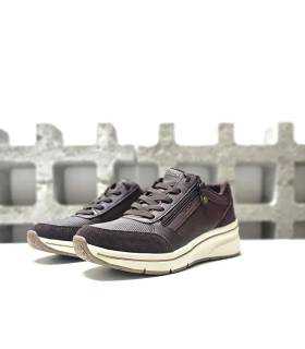 Zapatillas Skechers mujer cuña Billion Flex marrón chocolate