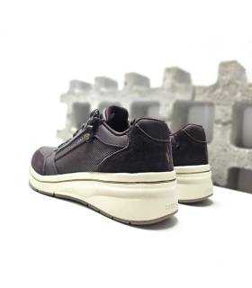 Vista trasera Skechers Billion Flex Luxe Up marrones