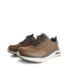 Skechers Relaxed Fit hombre marrón frontal