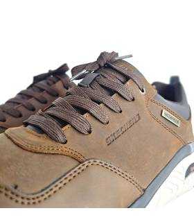 Detalle Skechers waterproof hombre marrón