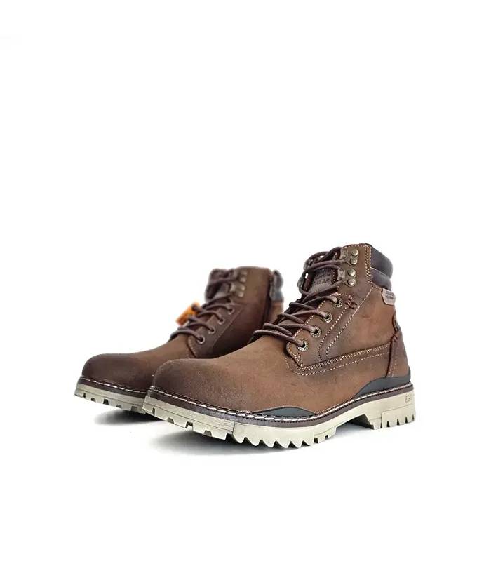 Botas Dockers hombre marrones vista frontal