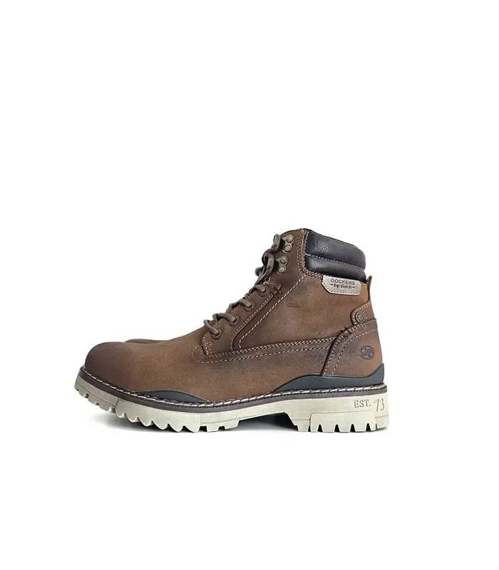 Perfil botas Dockers hombre invierno marrones