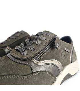 Detalle zapatos mujer horma ancha G Comfort cremallera lateral