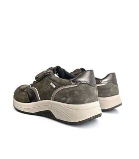 Vista trasera zapatos G Comfort mujer impermeables verdes