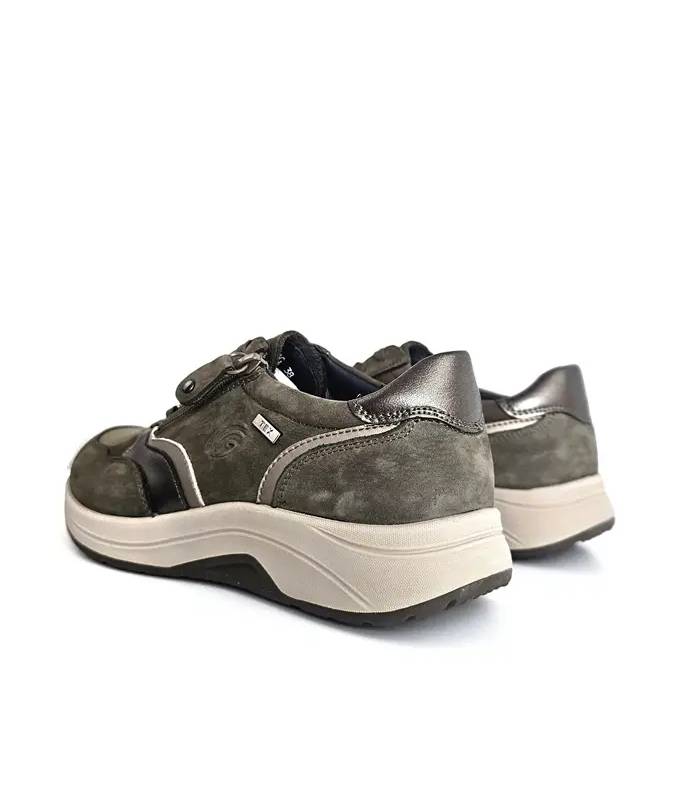 Vista trasera zapatos G Comfort mujer impermeables verdes