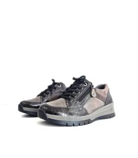 Zapatos mujer gris antracita Suave Star