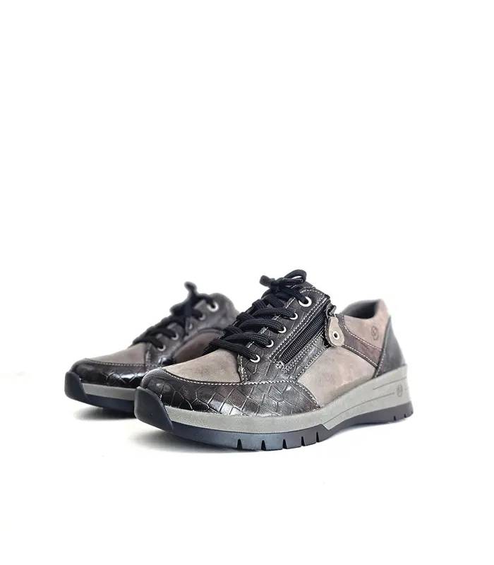 Zapatos mujer gris antracita Suave Star