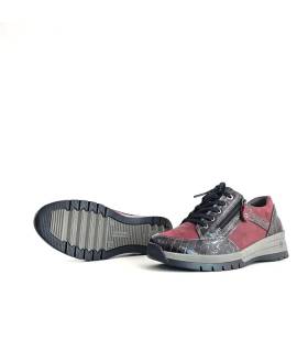 Suela zapatos mujer granates Suave Star