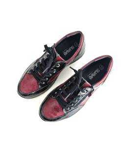 Zapatos mujer granates Suave Star vista superior