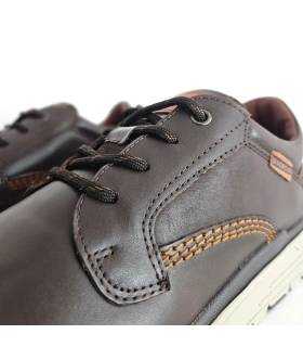 Detalle zapatos Baerchi hombre piel con cordones