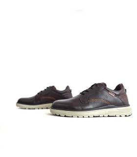 Zapatos hombre piel marrón Baerchi perfil