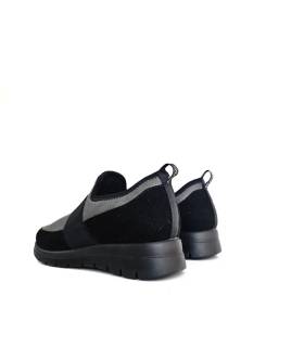 Vista trasera zapatos mujer microfibra FlyFlot