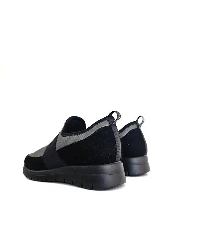 Vista trasera zapatos mujer microfibra FlyFlot