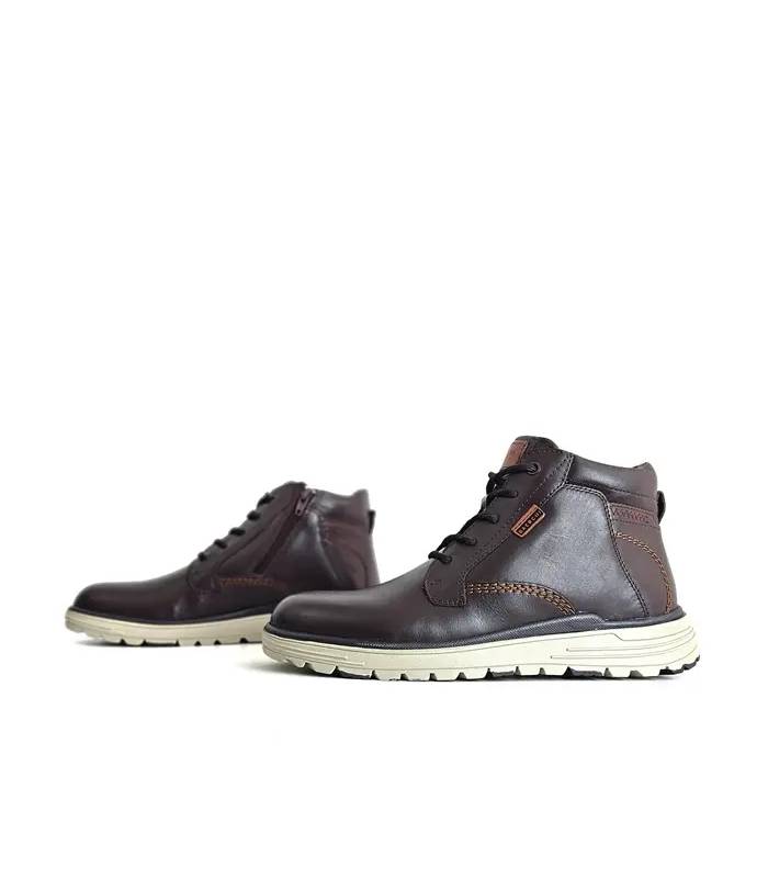 Botines hombre cordones casual Baerchi perfil
