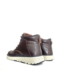 Botines Baerchi hombre marrón vista trasera