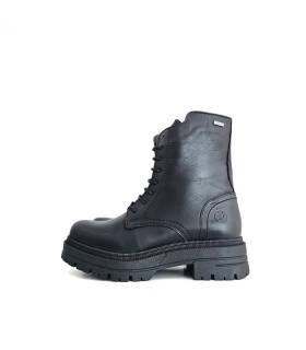 Botas militares mujer media caña negras