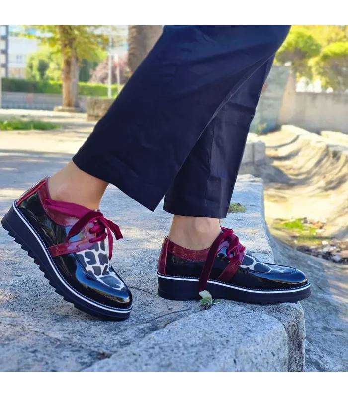 Zapatos Nival mujer invierno Jerez con cuña puestos
