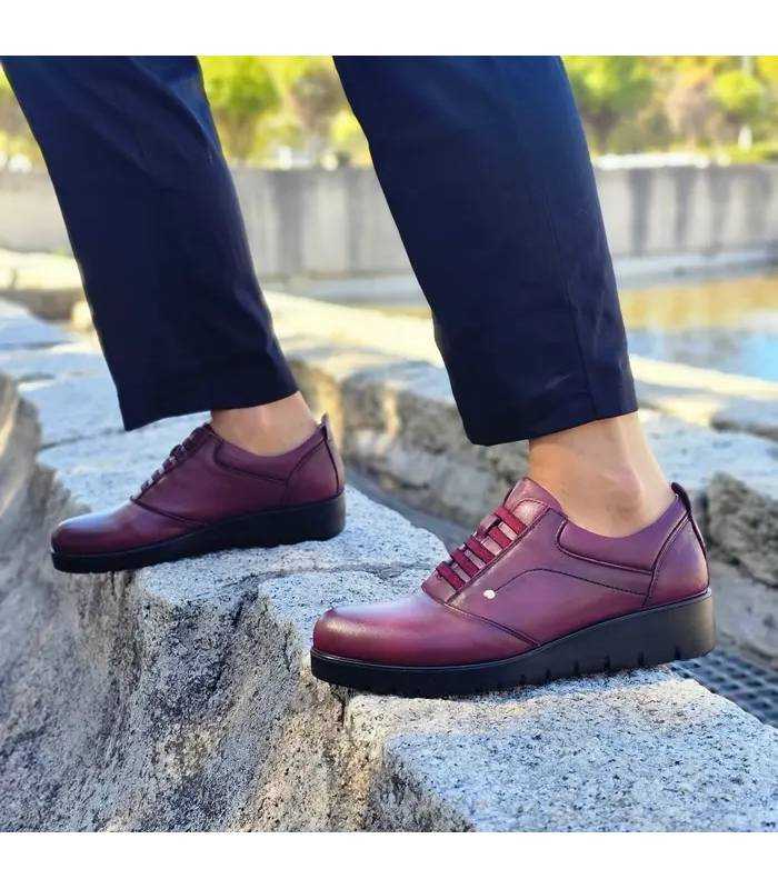 Zapatos cómodos mujer invierno The Happy Monk Carmina puestos