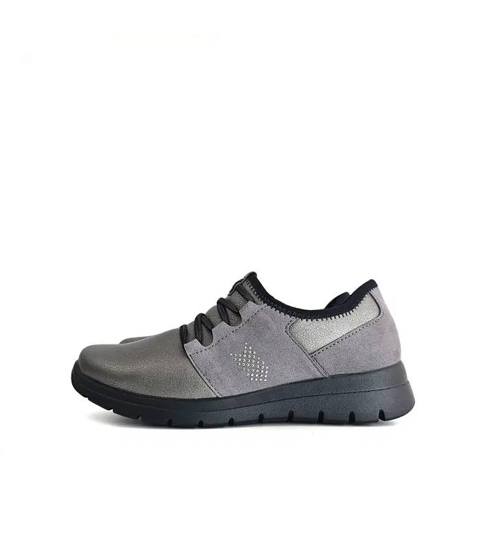 Zapatos mujer cómodos invierno FlyFlot gris