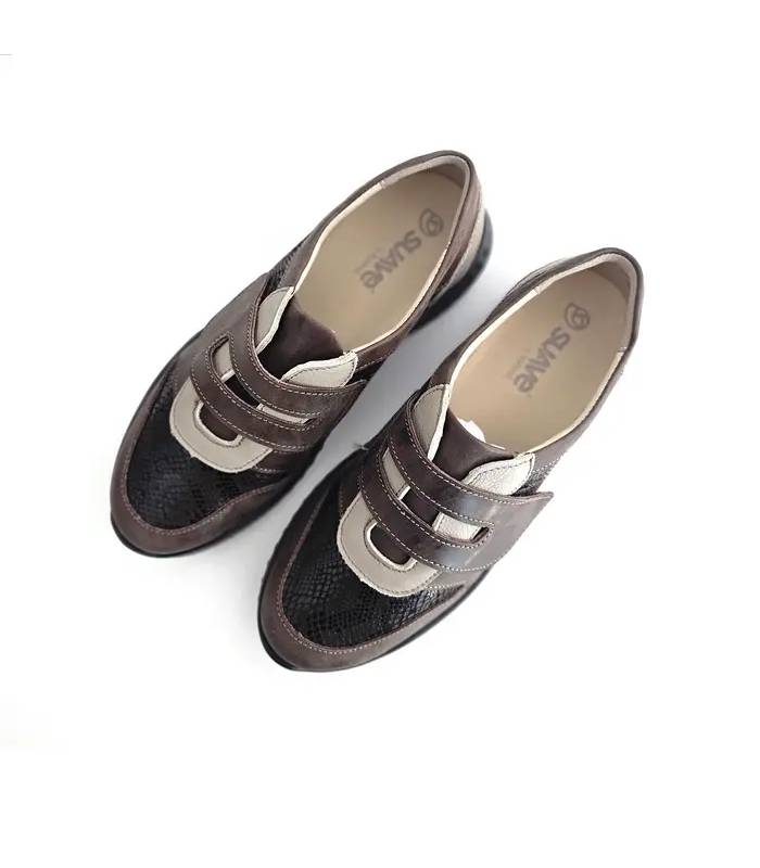 Zapatos Suave mujer piel vista superior