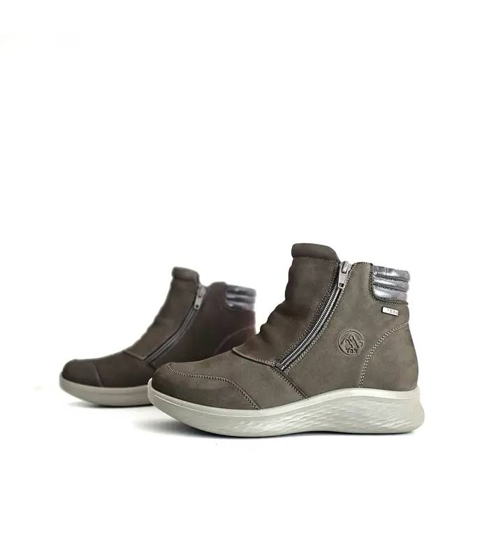 Botines G Comfort mujer doble cremallera vista lateral