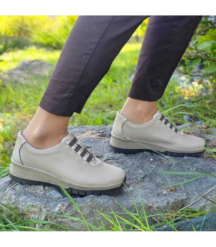 Zapatos mujer sin cordones Suave Úrsula Satinado puestos