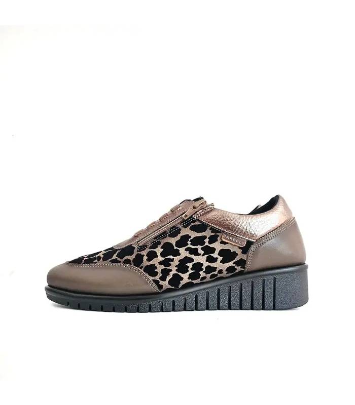 Zapatos Barefly mujer gomas elásticas taupe