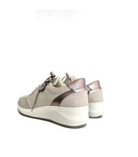 Vista trasera zapatos Suave by Leyland Marie color potato